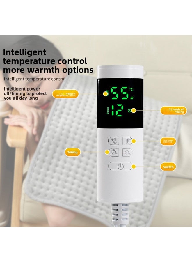 وسادة علاج ساخنة كهربائية، وسادة منزلية لتدفئة الأرجل والجسم بضغط ساخن ذو درجة حرارة ثابتة، بطانية كهربائية صغيرة محمولة - Image 4